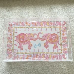 Lilly Pulitzer acrylic tray
